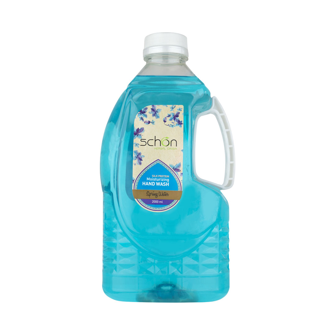 مايع دستشويی شفاف آبی رنگ اسپرينگ واتر 2000ML شون
